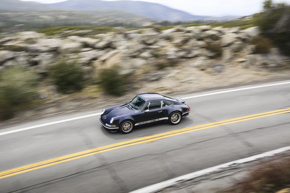 Midnight Blue Coupé, a Porsche 911 (964) reimagined by Theon Design, photograph 5