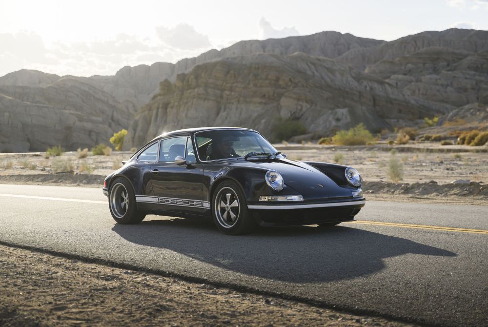 Midnight Blue Coupé, a Porsche 911 (964) reimagined by Theon Design, photograph 18