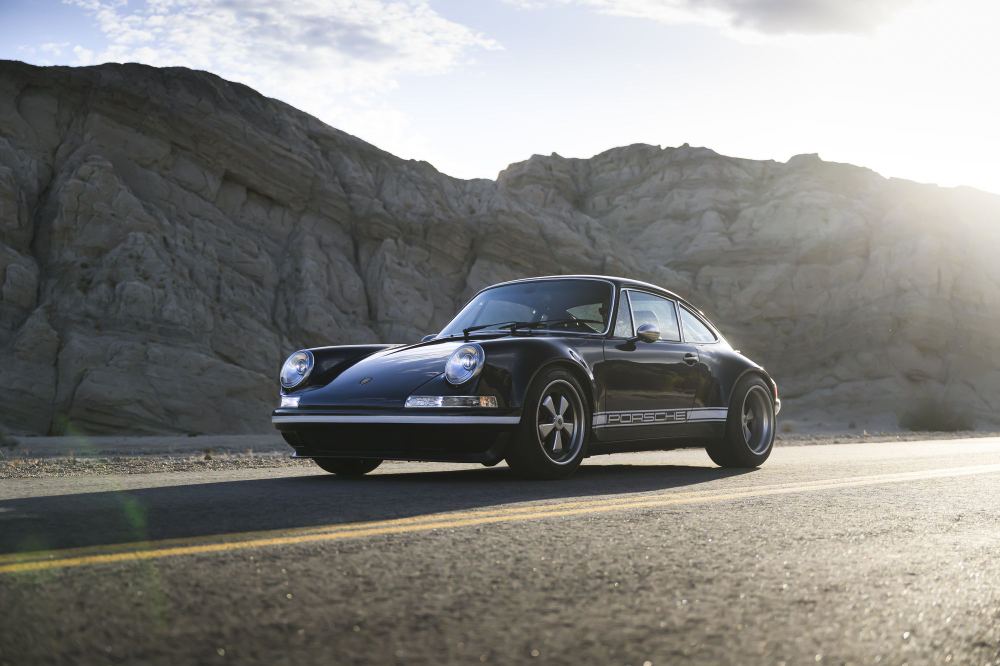 Midnight Blue Coupé, a Porsche 911 (964) reimagined by Theon Design, photograph 19
