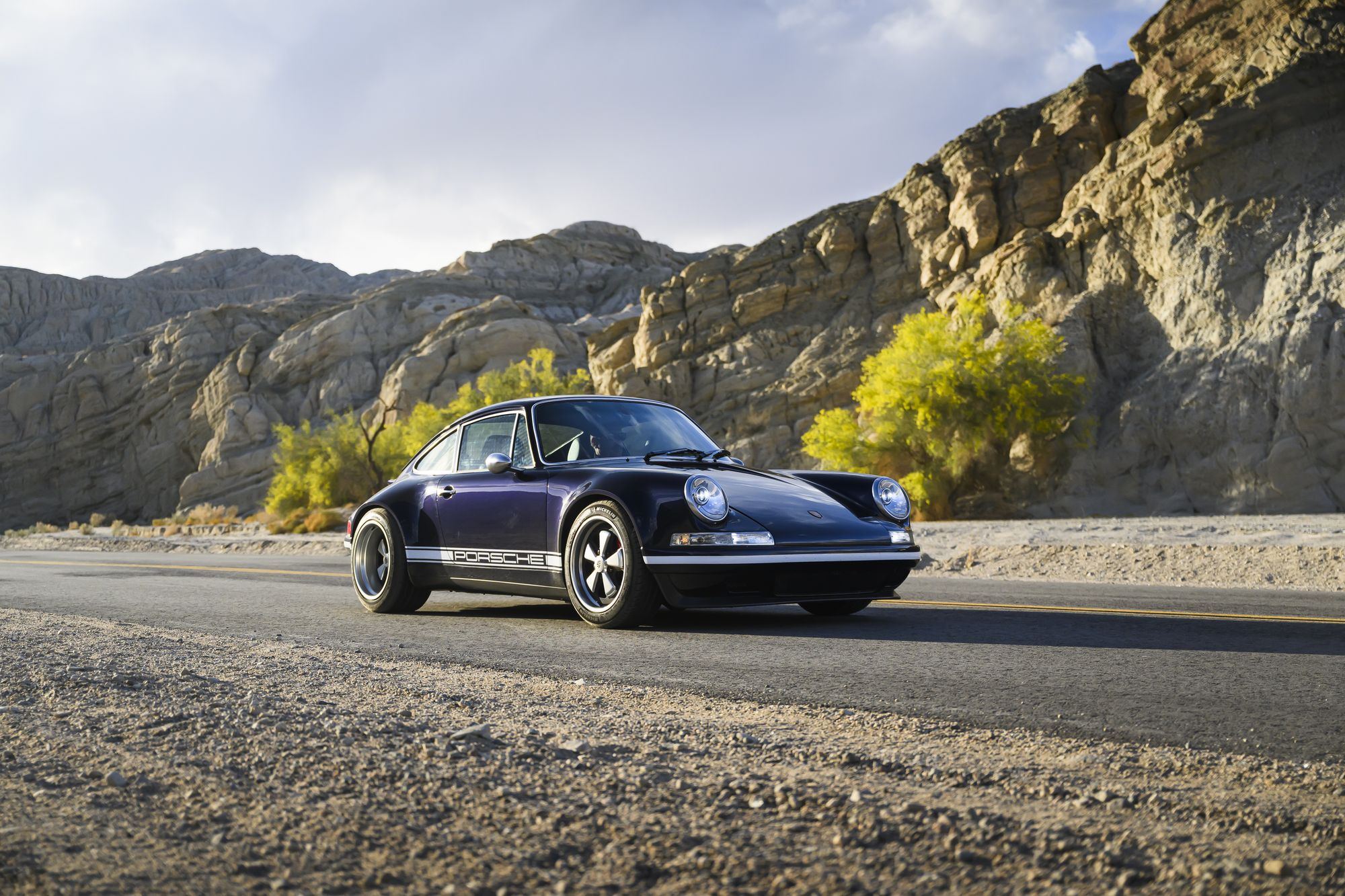 Midnight Blue Coupé, a Porsche 911 (964) reimagined by Theon Design