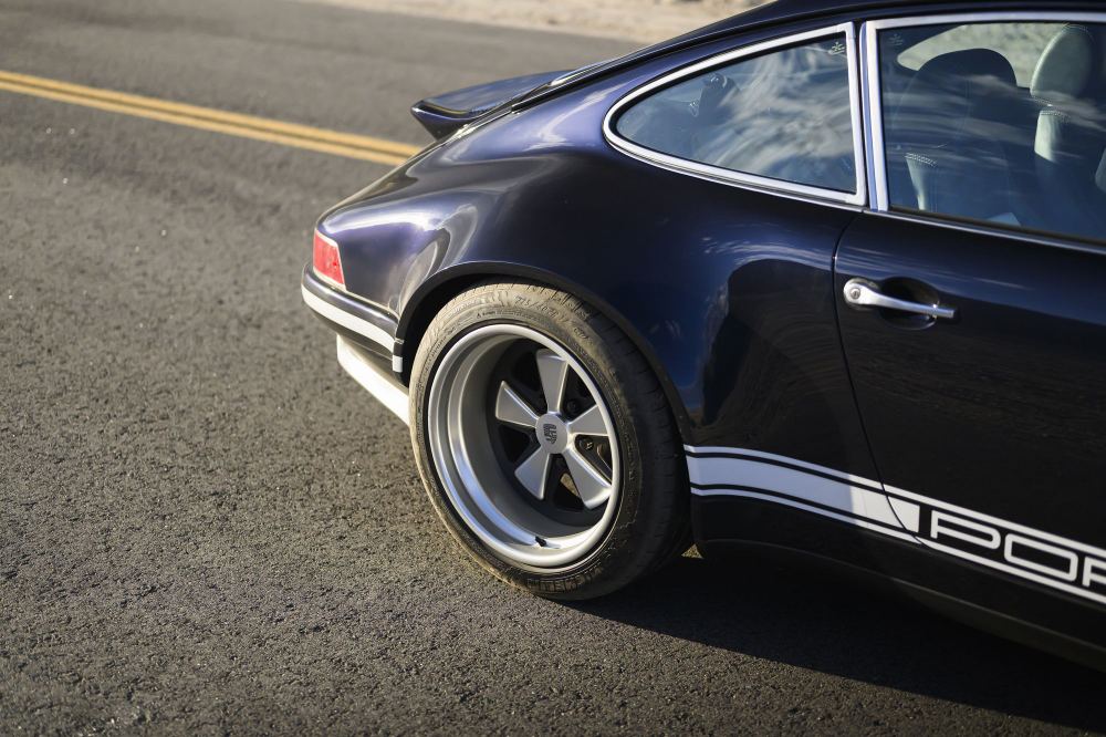 Midnight Blue Coupé, a Porsche 911 (964) reimagined by Theon Design, photograph 23