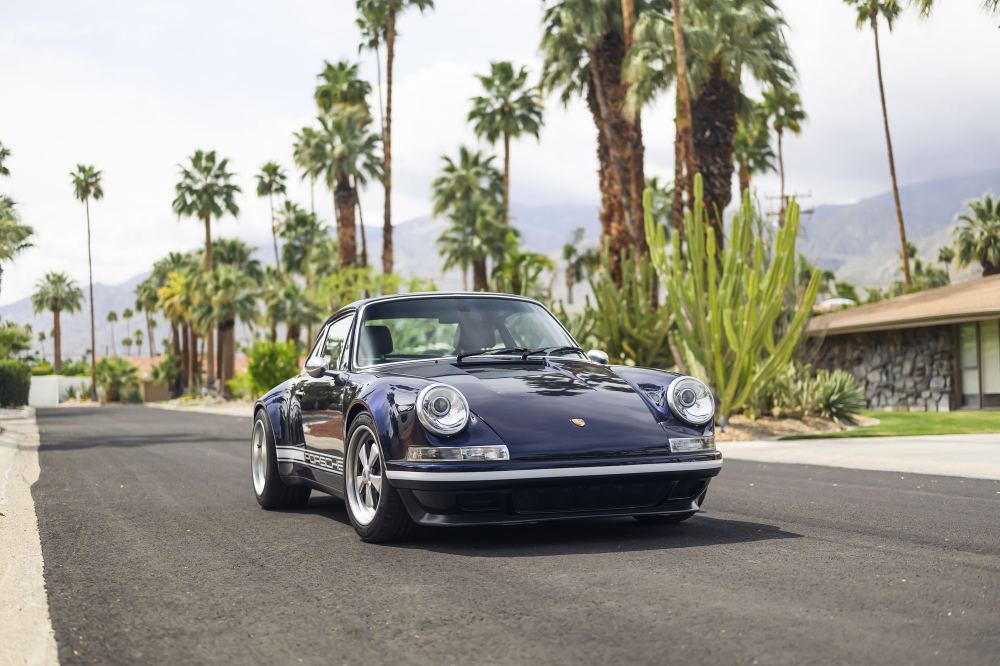 Midnight Blue Coupé, a Porsche 911 (964) reimagined by Theon Design, photograph 27