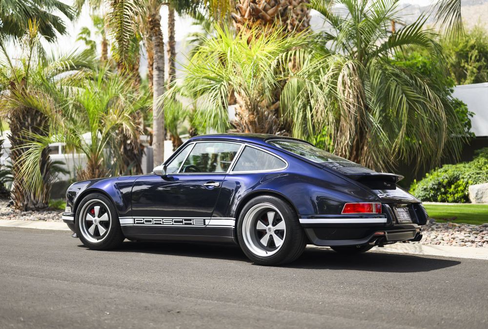 Midnight Blue Coupé, a Porsche 911 (964) reimagined by Theon Design, photograph 44