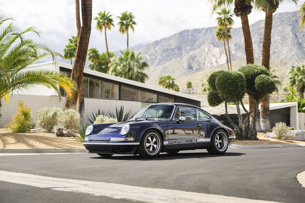 Midnight Blue Coupé, a Porsche 911 (964) reimagined by Theon Design, photograph 48