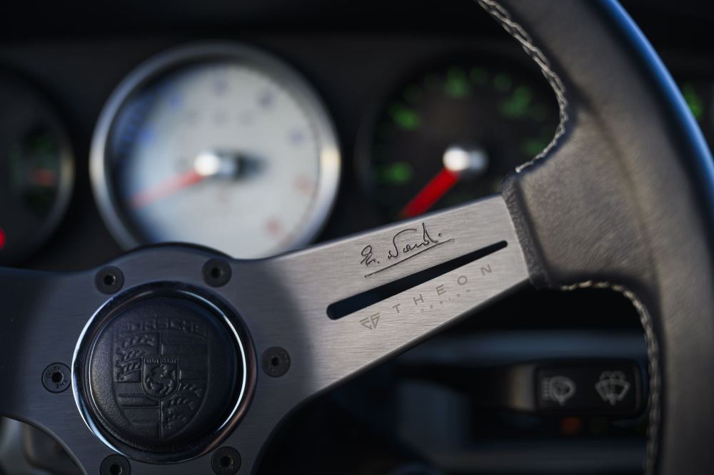 Midnight Blue Coupé, a Porsche 911 (964) reimagined by Theon Design, photograph 49