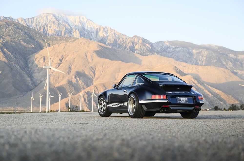Midnight Blue Coupé, a Porsche 911 (964) reimagined by Theon Design, photograph 52