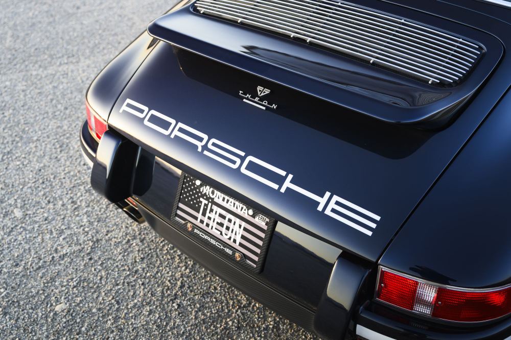 Midnight Blue Coupé, a Porsche 911 (964) reimagined by Theon Design, photograph 53