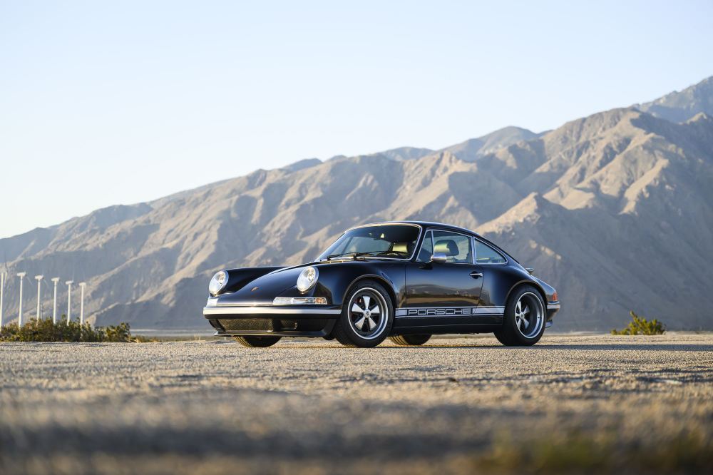 Midnight Blue Coupé, a Porsche 911 (964) reimagined by Theon Design, photograph 61