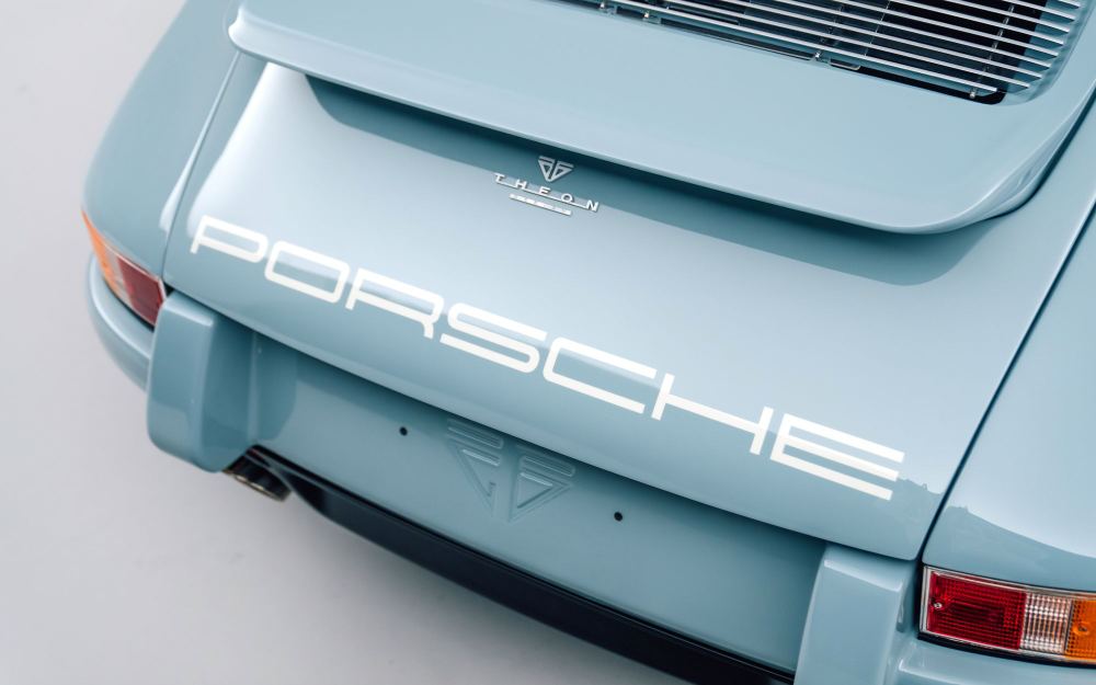 Pale Blue Targa, a Porsche 911 (964) reimagined by Theon Design, photograph 25